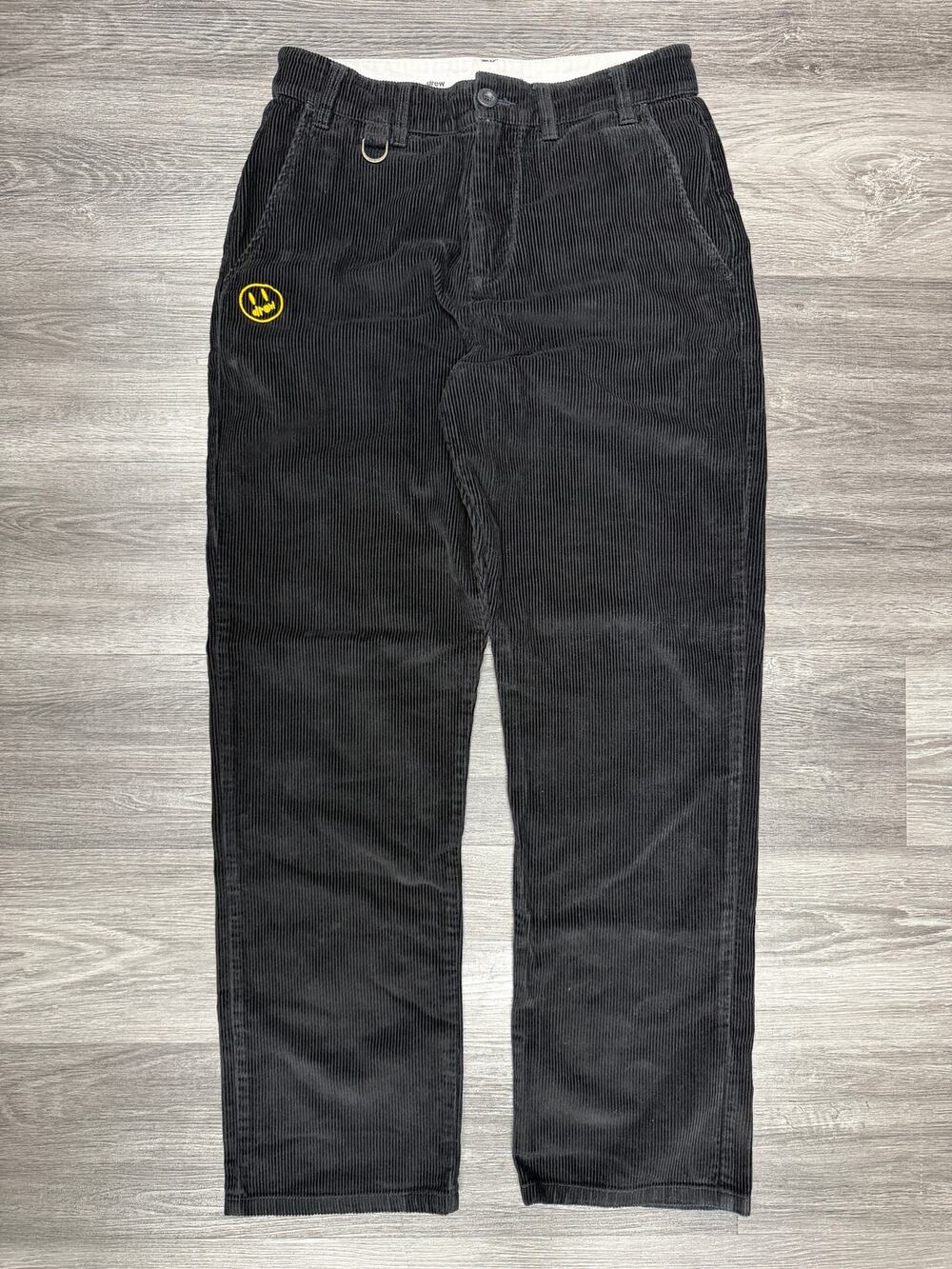 Drew House Corduroy Pants Black 30 Brand New